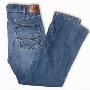 Lee Modern Series Jeans Mens Size 34 x 30 Icon Blue Straight Leg Comfort Stretch
